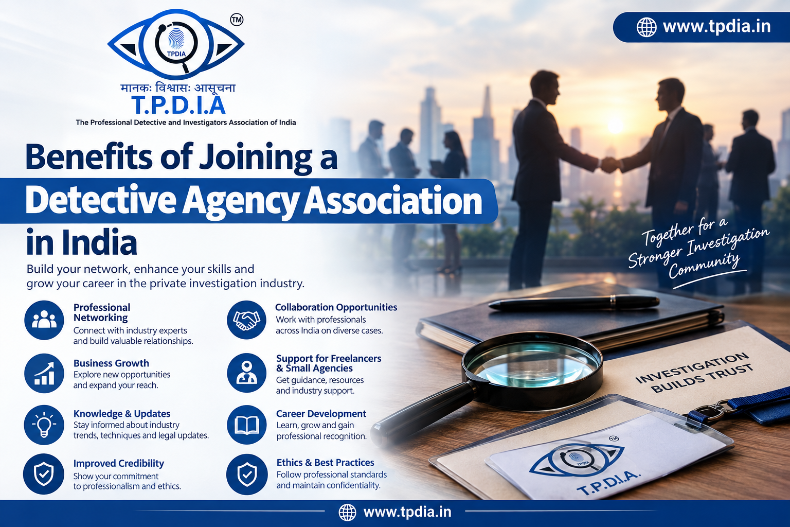 Benefits of Becoming a Member of a Detective Agency Association in India